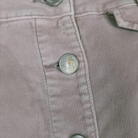 BDG 4 Corduroy Button front Mini skirt‎ blushed pink - Picture 3 of 6
